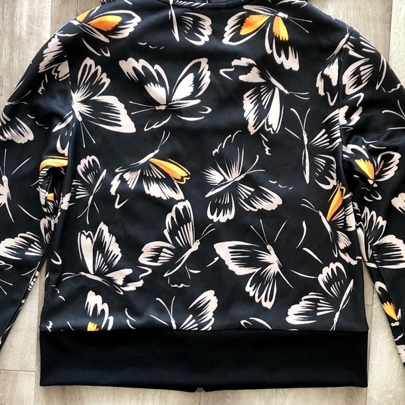 Adidas x Farm Rio, Hooded Track Jacket, Butterfly Print, Size XS, Good Condition - Picture 11 of 16